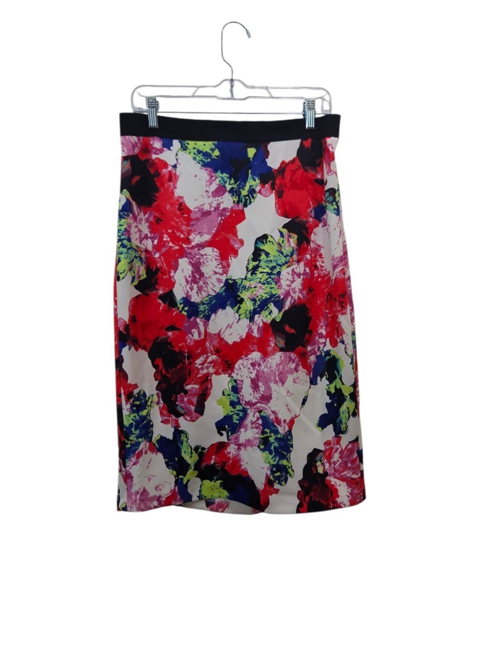 Milly for DesigNation Kohl's Rosabella Combo Floral Pencil Skirt Size L Stretch